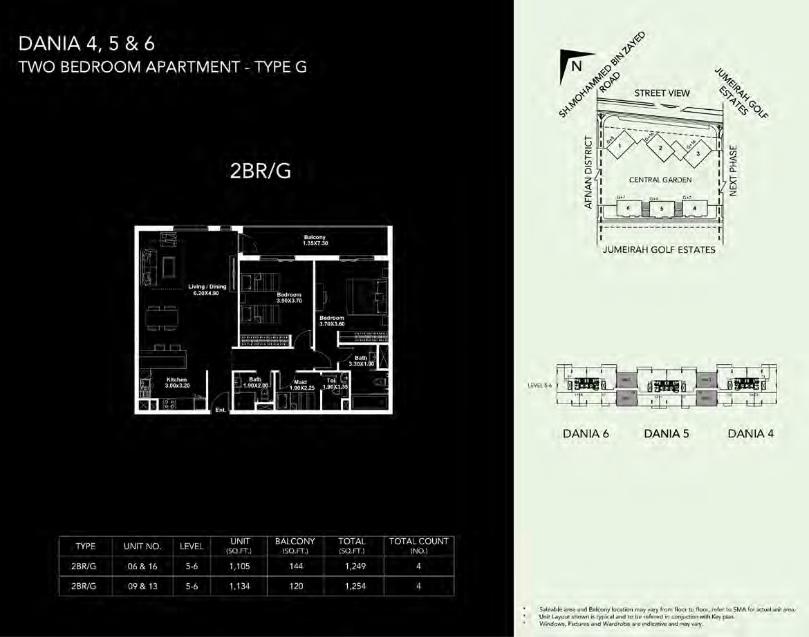 Dania District by Deyaar - Floor Plan
